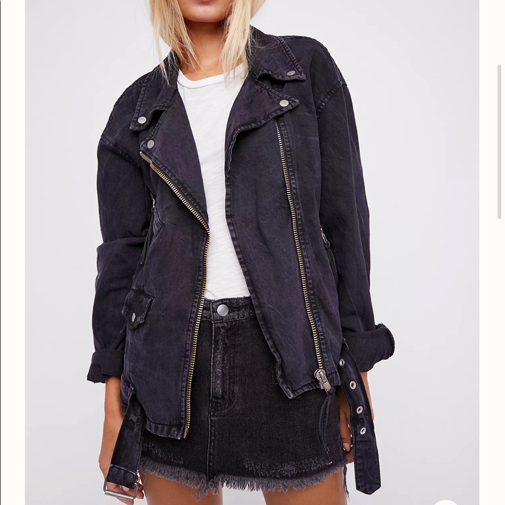 FP Oversized Denim Jacket